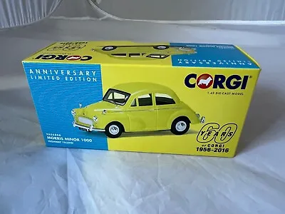 £3.59 • Buy Corgi 60 Years Anniversary 1:43 Die-cast Model - Morris Minor 1000 (Yellow)