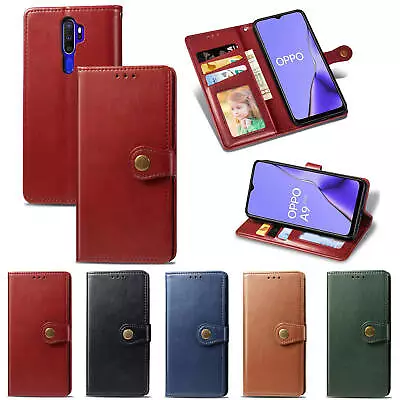 $17.99 • Buy For Oppo A53 A31 X50 Pro Realme 5 5i C11 C12 C15 6Pro Flip Leather Wallet Case