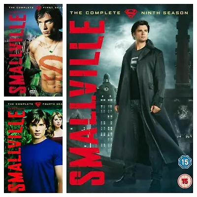 £5.89 • Buy Smallville Season 1 2 3 4 5 6 7 8 9 10 DVD Box Set Series Complete Collections