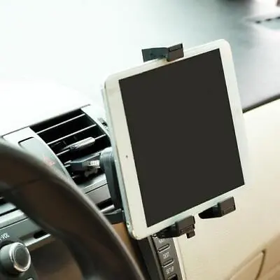 CAR MOUNT AIR VENT TABLET HOLDER SWIVEL CRADLE STRONG GRIP AC LOUVER For TABLETS • $21.10