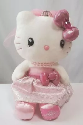 USJ Sanrio Hello Kitty Wedding Dress Plush Toy  Pink Limited To Japan 2014 • $105.02