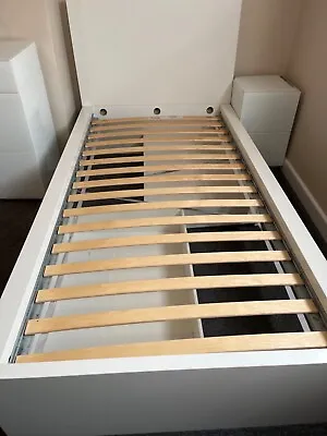 IKEA Malm Single Bedframe Only - White • £150