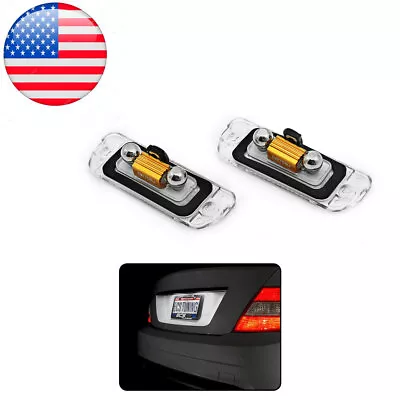 For Mercedes Benz ML GL R Class W164 LED White License Plate Light ERROR FREE 2X • $14.45