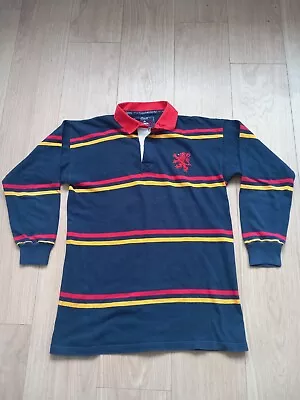 Scottisch London Cotton Oxford Rugby Shirt M • £39