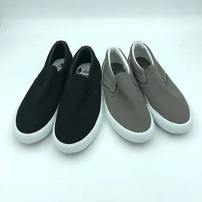Hurley Men's Arlo Slip Canvas Slip-on Casual Canvas Sneakers Shoes • $11.99