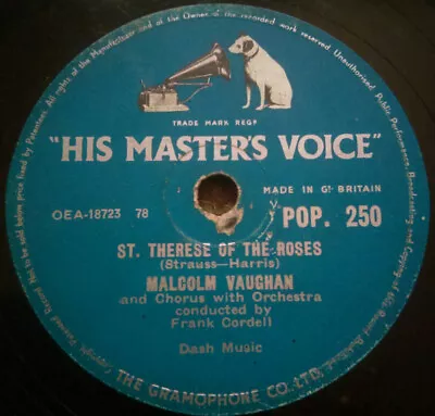 Malcolm Vaughan - St. Therese Of The Roses / Love Me As Though There Were No ... • £10.49