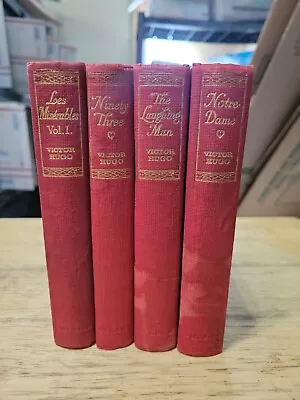 Antique Victor Hugo Novels Published By Thomas Nelson & Sons Set Of 4 Books • $68