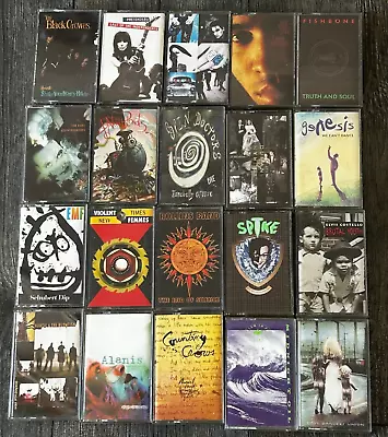 1990's Alternative Rock Pop Cassette Tape 20pc Lot Collection U2 Cure Alanis • $120