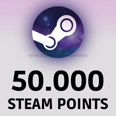 50000 STEAM POINTS 50k | Steam Points Store Currency | Profile Awards • $12.76