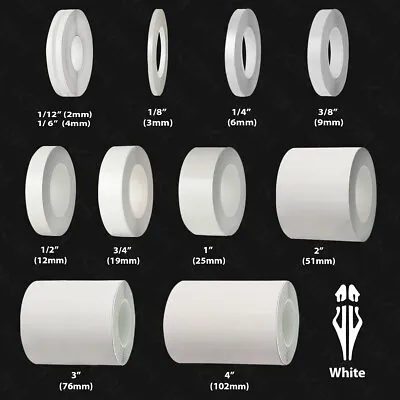 $9.95 • Buy WHITE Roll Vinyl Pinstriping Pin Stripe Car Motorcycle Line Tape Decal Stickers