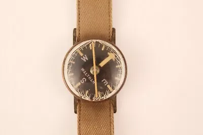 Vintage Ww2 Military Wrist Compass Waltham • $145