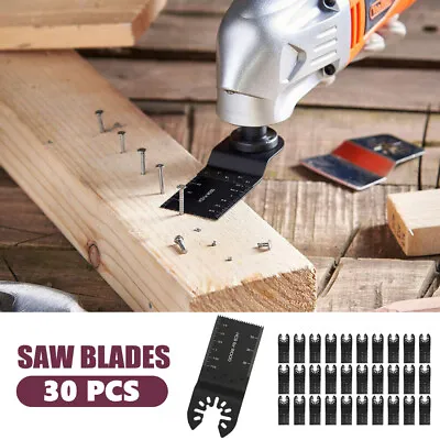 $21.88 • Buy 30PCS Oscillating Multi Tool Blade Saw Blades Wood Metal Cutter For Dewalt Fein