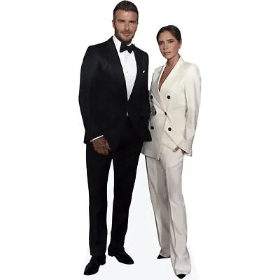 David Beckham And Victoria Beckham (Duo) Mini Celebrity Cutout • £24.97