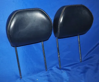 1975-1980 Volkswagen Rabbit MK1 Pair Of Front Headrests Blue Vinyl OE Nice Shape • $79.95