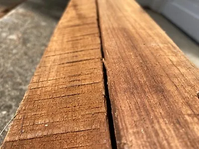 Marine Grade Burmese Teak Lumber  ~  2   X 86” X  1/2   ~ Squared 4 Sides  • $70