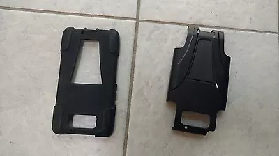 Protective Skin Cover Case Holster For Motorola DROID RAZR MAXX - Black • $6.99