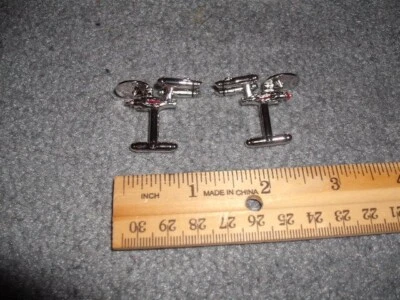 £19.86 • Buy Vintage Star Trek USS Enterprise Matched Pair Of Cuff Links