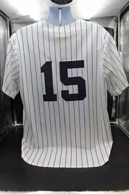 Thurman Munson Majestic Jersey New York Yankees Cooperstown Coll L D11178 • $62.99