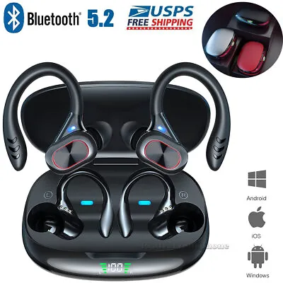 For Samsung Galaxy S8 S9 Plus Bluetooth Wireless Ear Hook Earphones Headphones • $29.99