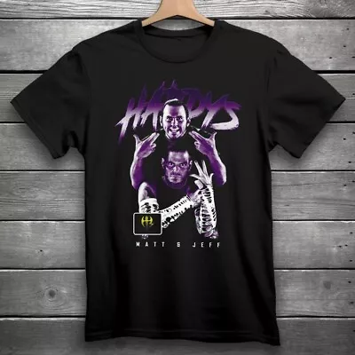 The Hardy Boyz Wrestling T-Shirt Black S-3XL WWE Matt & Jeff Hardy • $26.99
