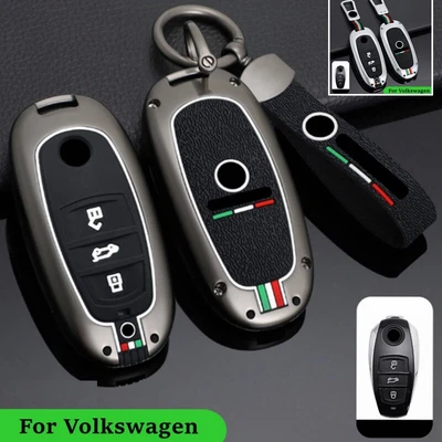 $34.50 • Buy Zinc Alloy Silicone Car Smart Remote Key Fob Case Cover Holder For VW Touareg