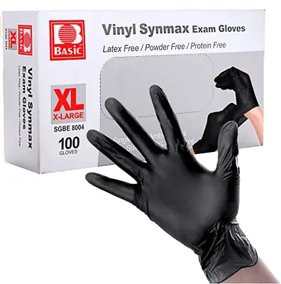 10-2000pcs  Black Vinyl Gloves -S M  L  XL • $80.99