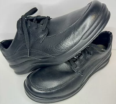 SAS Move On Black Leather Comfort Shoes Men’s Size 12m • $69.99