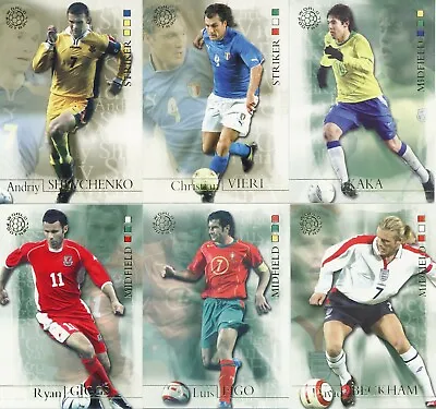 Futera Unique 2004 World Football Cards Pick Ur Players & Rookies New • £2