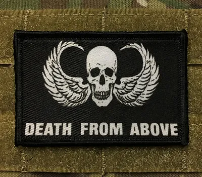 Vietnam Death From Above Death Card Morale Patch Tactical Military Army Flag USA • $8.49