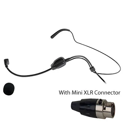 Enersound MIC-200MXL Headband Microphone For Samson/AKG Bodypack Systems • $39.95