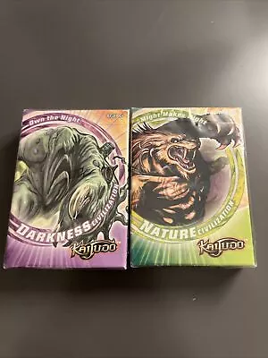 Kaijudo Wizards 40 Card Sealed Decks Darkness And Nature Civilization Lot • $21