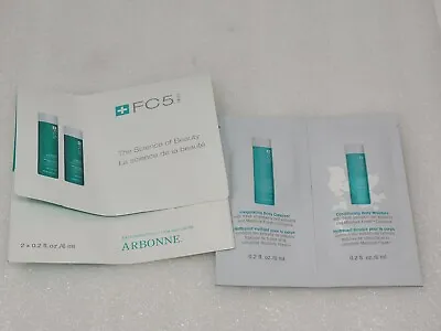 $4.99 • Buy Arbonne FC5 Sample Set Invigorating Body Cleanser & Conditioning Body Moisture