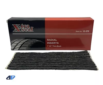 Xtra Seal 12-370 Thin Black Vulcanizing 7-1/4” Tire Repair String Plug (50pc) • $15.95