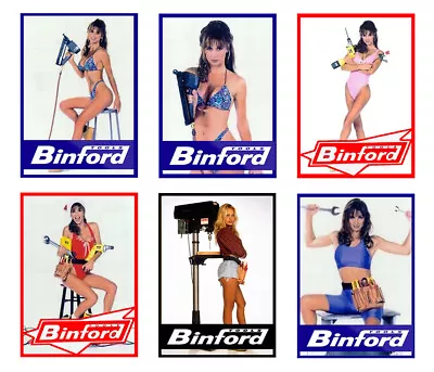 1:25 G Scale Model Binford Tools Tooltime Garage Auto Shop Pin Up Posters Signs • $8.99