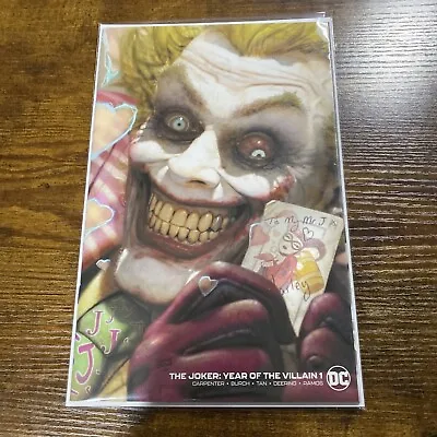 The Joker Year Of The Villain #1 * Nm+ * Ryan Brown Minimal Trade Variant Virgin • $12.75