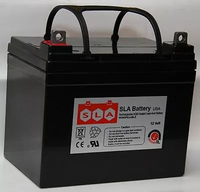 12V 35AH U1 Sealed Lead Acid Deep Cycle Battery UB12350 D5722 Pride Jazzy • $69.98