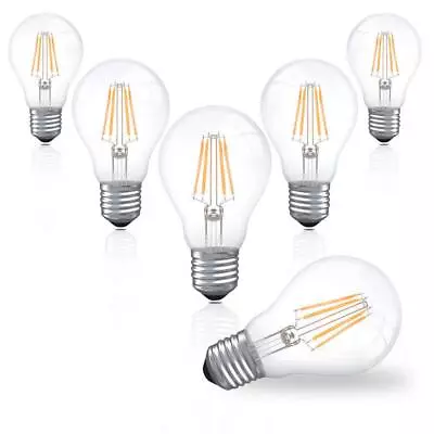 6-Watt (60-Watt Equivalent) A19 LED Dimmable Light Bulb Daylight E26/Medium • $31.31