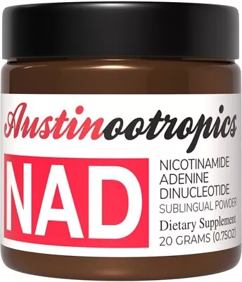 NAD - Nicotinamide Adenine Dinucleotide (20 Grams) - Certified 99% PURE Powder • $37.99