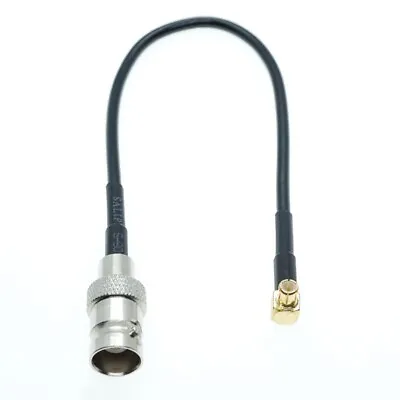 BNC Female Jack To MCX Plug Male Right Angle RA RF Pigtail RG174 Jumper Cable • $3.60