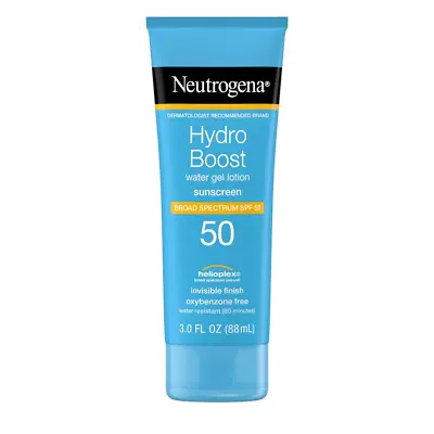 Neutrogena Hydro Boost Moisturizing Water Gel Sunscreen Lotion SPF 50 3 Fl Oz • $85.01