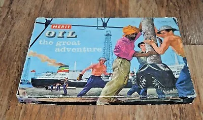 OIL GAME THE GREAT ADVENTURE MERIT UK SELLER Vintage Retro Drilling Exploration • £37.99