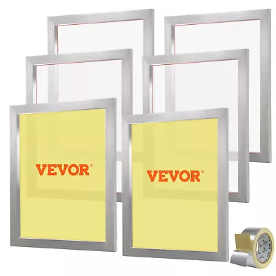 VEVOR 6 PACK Aluminum Frame Silk Screen Printing Screens 20 X 24  With 160 Mesh • $78.99