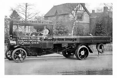 Rp17739 - Thomas A Taylor Haulage Of Cheadle Foden Steam Lorry - Print 6x4 • £2.20