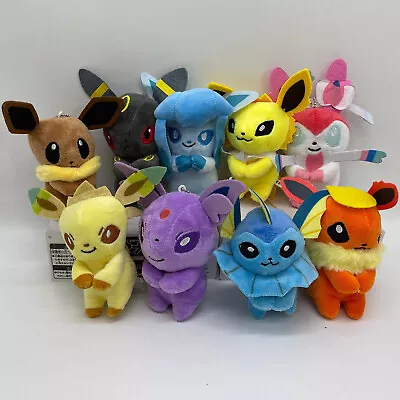 £43.25 • Buy 9X Eevee Plush Umbreon Vaporeon Espeon Leafeon Flareon Sylveon Glaceon Soft Toy