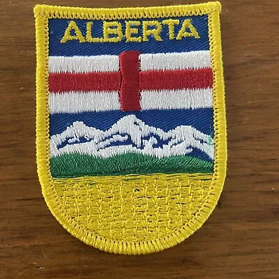 Vintage Alberta Canada Crest Badge Patch - New • $5.40