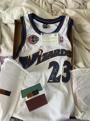$14999 • Buy Uda Michael Jordan Signed  Jersey Auto #/123 Autograph Upper Deck