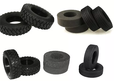 Tamiya Truck Upgrade Tyres Tire 22mm 30mm On-Road Off Road 1:14 Scale LESU New • £9.99