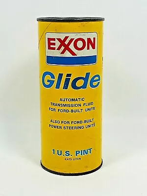 NOS Exxon Oil Glide Automatic Transmission Fluid Container 1 Pint Ford FULL • $27.99