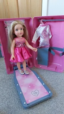 £35 • Buy Chad Valley Design A Friend Harper Doll & Fashion Catwalk Style & Go Suitcase