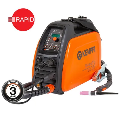 Kemppi MinarcTig 200 Evo Tig Welder With Tig Torch & Earth 230v CE • £2199